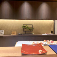 名駅 鮨 天野 - 店内カウンター