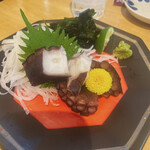 あらし - たこぶつ(2切れ程食べた後です)