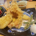 あらし - 天ぷら盛り合わせ