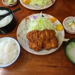 とんかつ 竹亭 - チキンかつ定食（９００円）