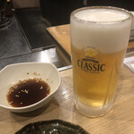 成吉思汗 なまら - 生ビール（572円）