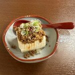 Honetsuki Karubi Tsuburaya - ♦︎台湾冷奴・・冷めた麻婆豆腐､､､みたい(笑)､､､ごはんとも合いそう