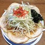 ラーメン亭 吉相 - 料理写真:こってりスープ ねぎちゃーしゅうめん（麺中盛）
