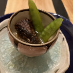 レストランRyu - 先付けオードブル　松阪極み豚（5時間煮込）
      