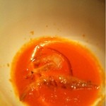 レ マリアージュ ドゥ ガク - 白海老・アサリ・トマトのソースでいただく麺　トリュフを添えて