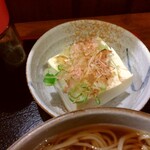 峰舟 - 冷奴も付いてました