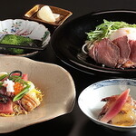 Gion Yamagishi - ちらし寿司御膳　ちらし寿司と自家製のやわらかいローストビーフをお昼に