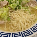 タンメン食堂 波の花 - 細平麺