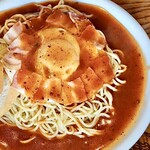 十字路 - ベーコンエッグ麺1.5倍