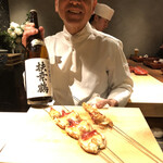 初音鮨 - 北寄貝