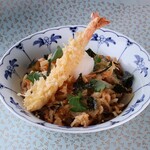 Kisshouan - 桜海老のおろし天バラぶっかけ蕎麦1280円（冷蕎麦）