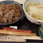 純愛うどん なでしこ - 牛丼セット