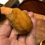 初音鮨 - 雲丹　大味でした