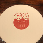 初音鮨 - 大将お奥さんの可愛いコースター