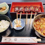 角屋 - 菜飯でんがく定食880円　きしめん(＋50)変更可