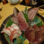 ちろり - いさき・かつお・蛸のお造り