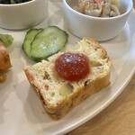 たなこころ - ランチプレート(\1,350) ケークサレ・きゅうりの塩麹漬け