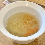 たなこころ - ランチプレート(\1,350) 重ね煮野菜のスープ