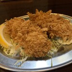 とんかつ ひろ喜 - カキフライ単品（2ケ）