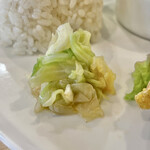 たなこころ - ランチプレート(\1,350) 蒸しキャベツのレモン醤油