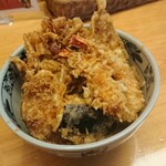 天ぷら ふじ - 天丼 税込990円
            海老2本 魚 野菜2品 海鮮と野菜のかき揚げ