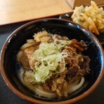 Suidoubashi Mentsuu Dan - 肉かまたま（釜卵）うどん　小