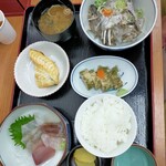 きときと食堂 - 刺身定食(1200円)