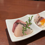 酒肴場 屯 - ハガツオ、ハチビキ、サワラ