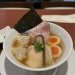 酒肴場 屯 - 【限定】青森シャモロック出汁×鰹節出汁の特製白醤油らぁ麺¥1500