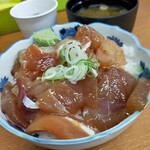 Kitokito Shokudou - 甘めの醤油の漬け丼はボリュームも丁度良い