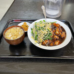 華縁 - 料理写真:豚の角煮丼。美味し。