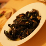 クッチーナ笑多 - モンサンミッシェル産ムール貝のワイン蒸し（１，３８０円）２０１３年８月