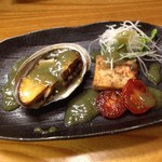 にしきや - あわびステーキ（800円）