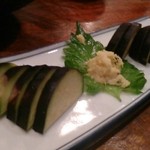 いなせや - 賀茂なす刺身