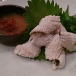 いなせや - あなごの湯霜刺身
