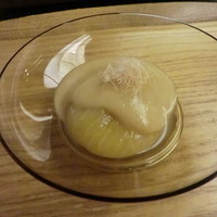 赤坂 菊乃井 - 無花果西京煮・辛子あん