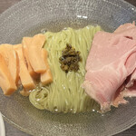 TOMEICHIYA SHOKUDO - 翡翠の細麺バージョン。メンマは+150円。