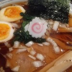 鳥人 - しょうゆに煮玉子アップ