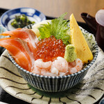 Salmon Ikura Sweet Shrimp Bowl