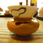 瓢亭 - 日本酒のおちょこも瓢箪柄