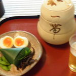 瓢亭 - 朝酒開始