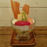 ニコラ - 今月のパフェ(桃)