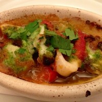 クチーナ ヒラタ - 魚介のガーリック焼き。これおかわりしたかった…