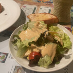 伊太利屋 - ランチサラダ