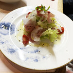 がばちょ - 生ハムと水茄子（580円）