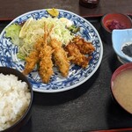 魚貝料理 たかはし - 貝フライ定食¥1485