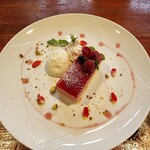 ポットベリー - 薔薇香るフランボワーズのムース