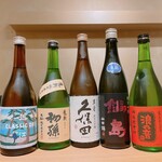 Ginza Shabugen - しゃぶしゃぶに合わせた日本酒もあります。