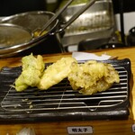 Tempura Goten - 舞茸、レンコン、ブロッコリー