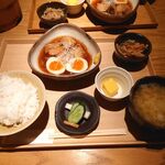 ごはんや一芯 - 豚の角煮定食￥1600